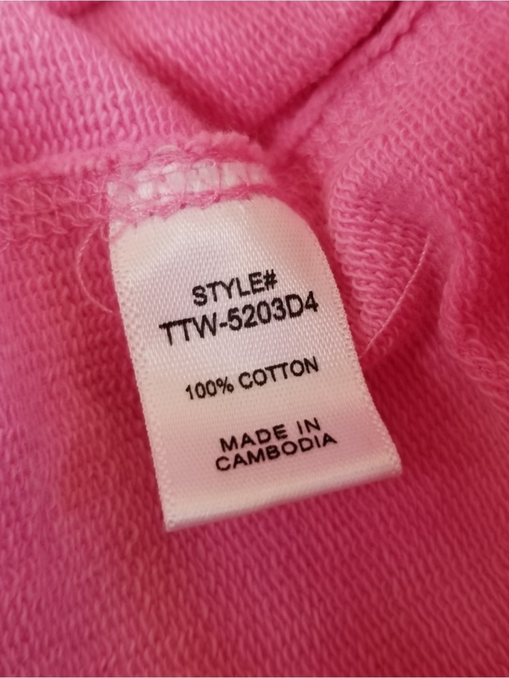 Zenana Outfitters Bubblegum Pink Crewneck Pocket Sweater - Picture 3 of 3